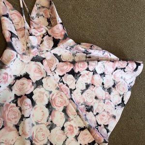 Flower skater dress